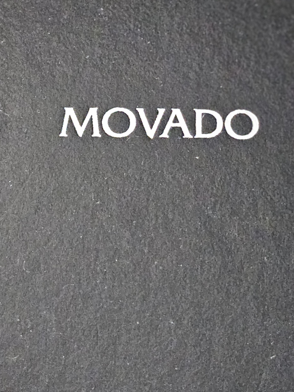 Movado Black Logo Presentation